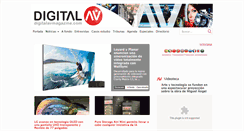 Desktop Screenshot of digitalavmagazine.com