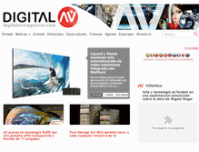 Tablet Screenshot of digitalavmagazine.com